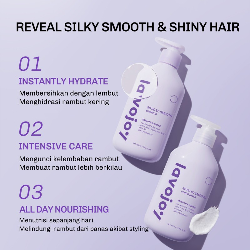 Jual Aster Kosmetik - Lavojoy So So So Smooth - Shampoo - Conditioner ...