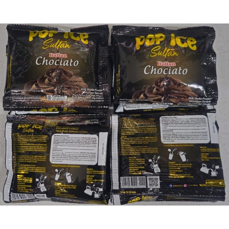 Jual [5 Sachet] POP ICE Sultan Edisi 23/25gr - Isi 5 Sachet | Shopee ...