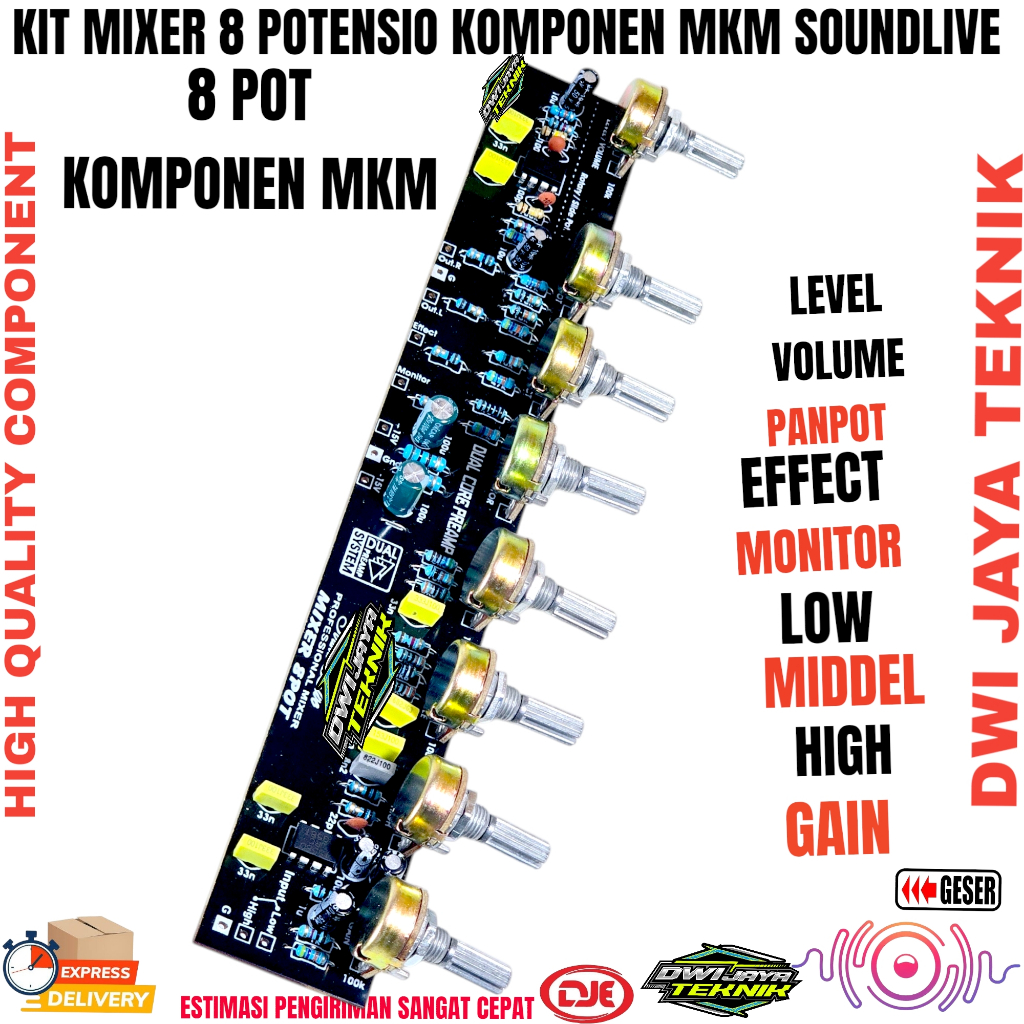 Jual Penguat mic mixer yamaha 8 potensio 8 pot | Shopee Indonesia