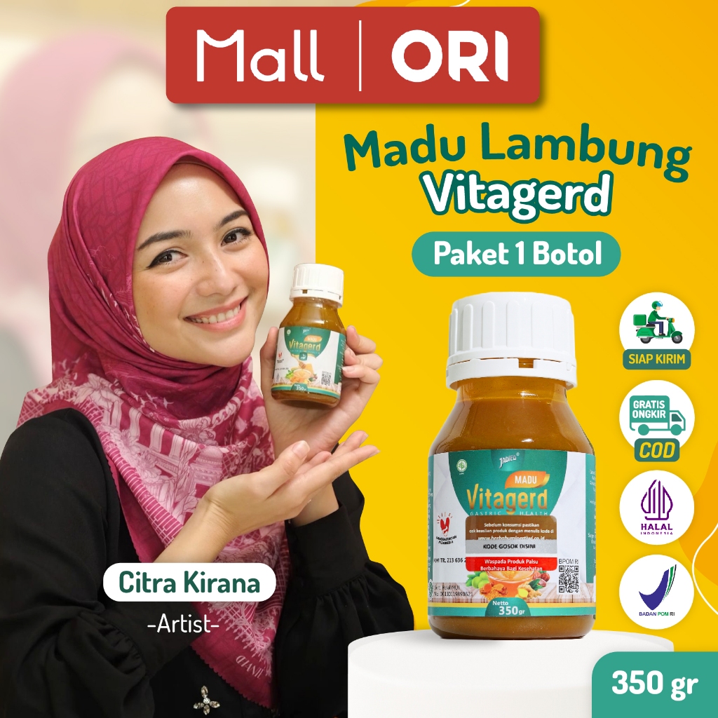 Jual Madu Vitagerd Obat Lambung Asli Herbal Terbaik Atasi Asam Lambung ...