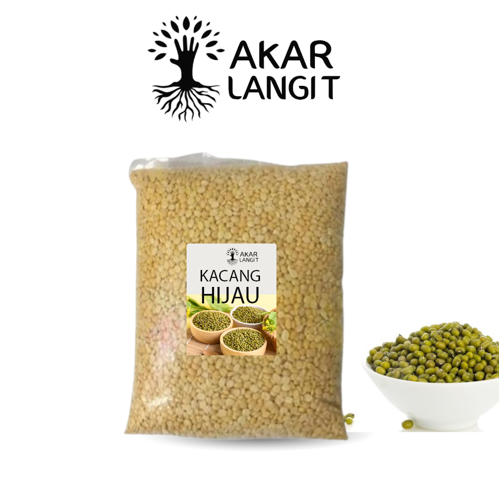 Jual Kacang Hijau Kupas 1KG Organik K…