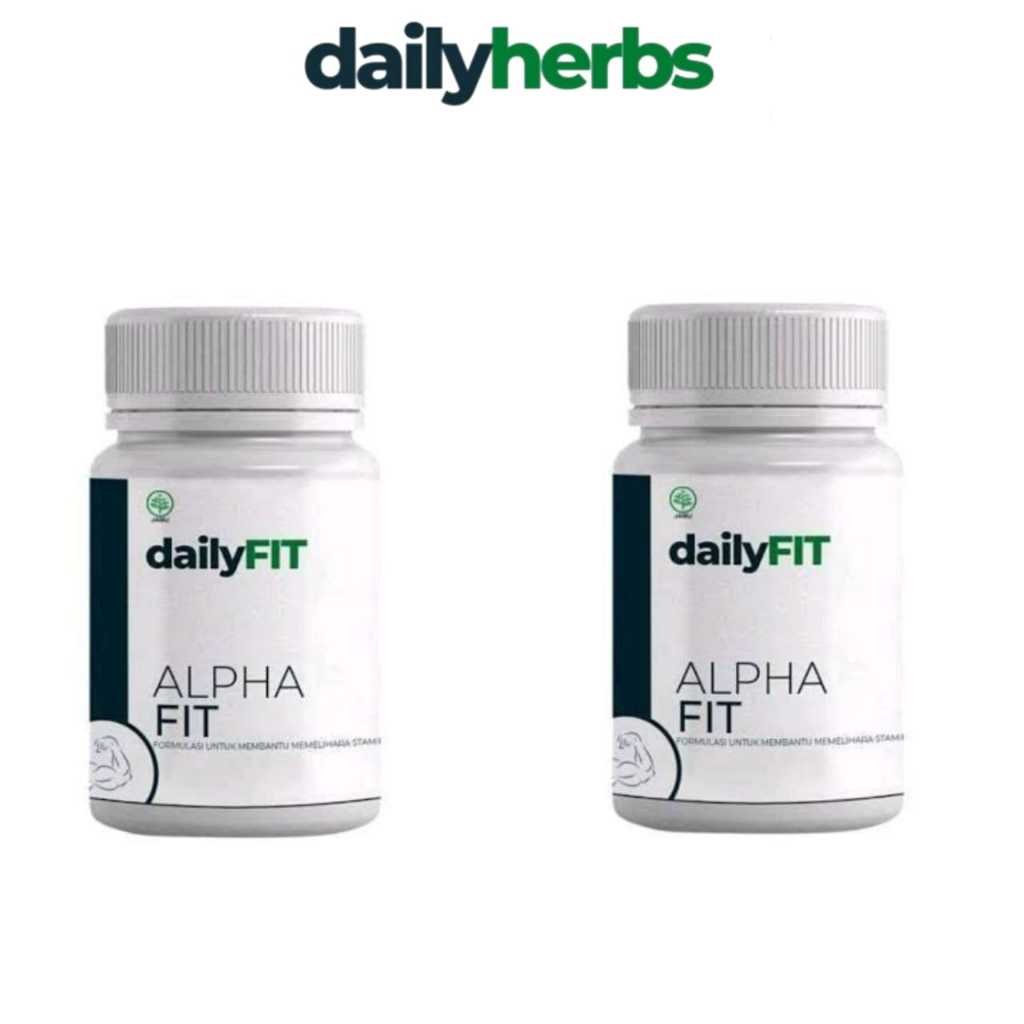 Jual Daily Herbs Daily Fit Alpha Fit 60 Kapsul (2botol) | Shopee Indonesia