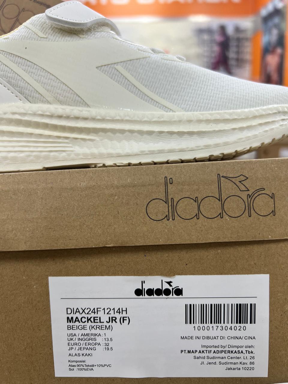 Jual Diadora Mackel Jr Beige Kids Shoes Original | Shopee Indonesia