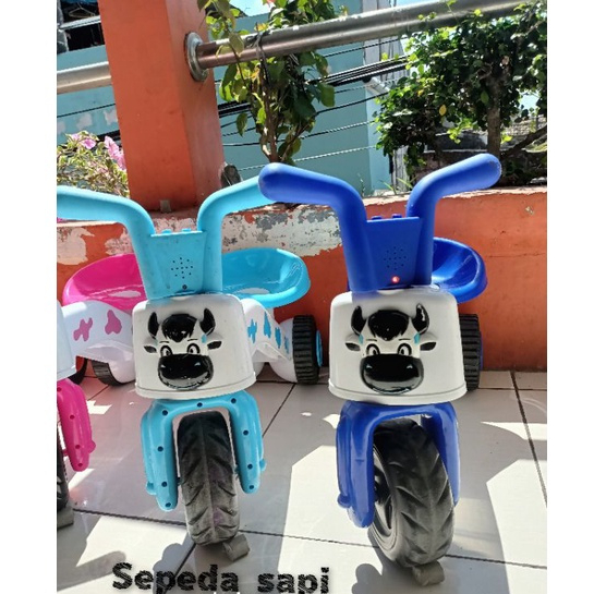 Jual sepeda roda tiga dinaiki , sepeda sapi dinaiki | Shopee Indonesia