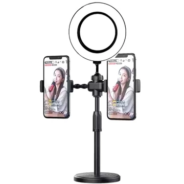 Ringlight Dimmable Live Streaming Holder Tripod 2 Holder Stand 16 Cm (38)