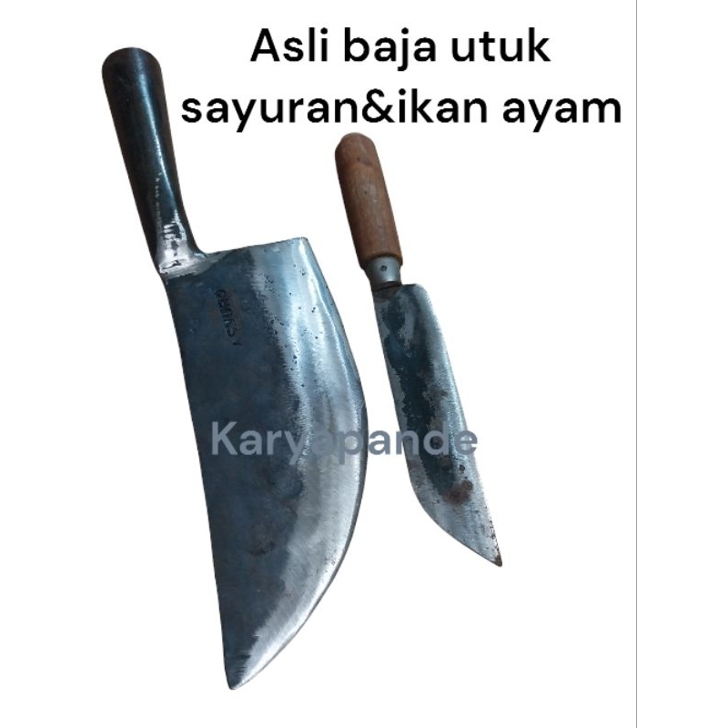 Jual beli 1 dapet 1 set pisau dapur utuk cacah ayam,ikan dn sayuran ...