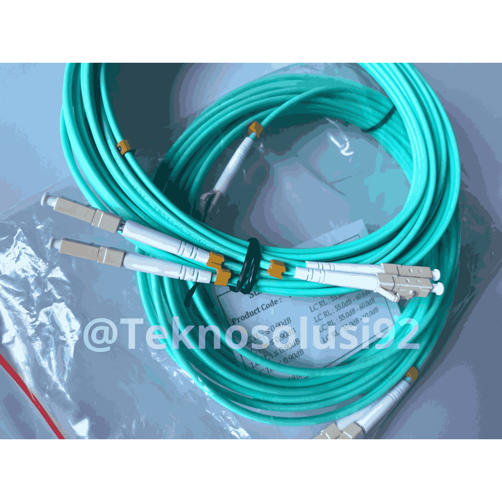 Jual CABLE cabling system patch lc-lc, 5m DX, OM4,3MM LC IL: