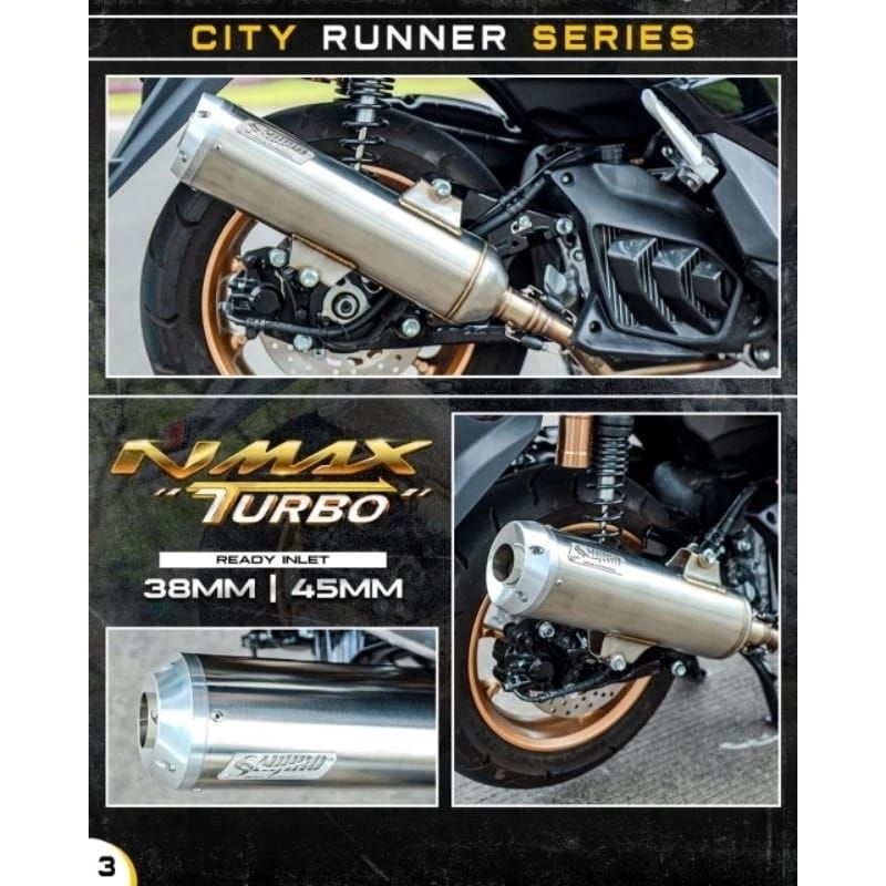 Jual Knalpot Shijiro Type City Runner Stainless N Max Aerox N Max Turbo ...