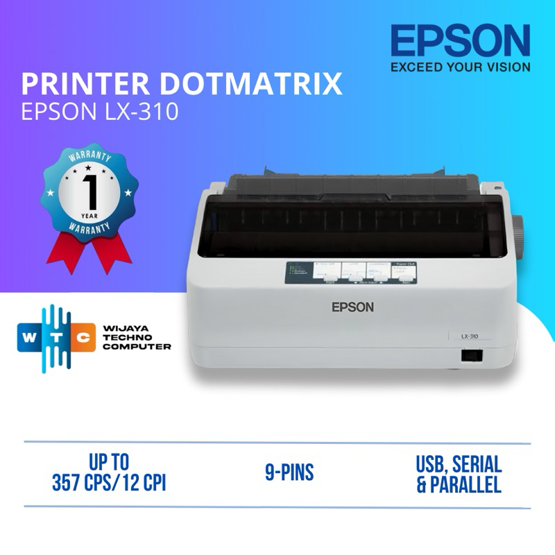 Jual Epson Printer Lx 310 Terlengkap & Harga Terbaru Juli 2026 | Shopee ...