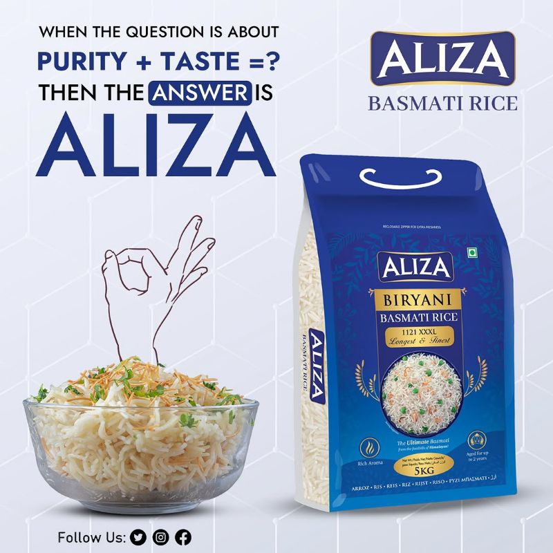 Jual Aliza Biryani Basmati Rice 5KG Super Panjang | Shopee Indonesia