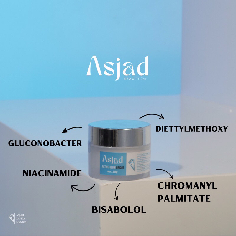 Jual Asjad Beauty Active Glow Bright 10g - Night Cream | Shopee Indonesia