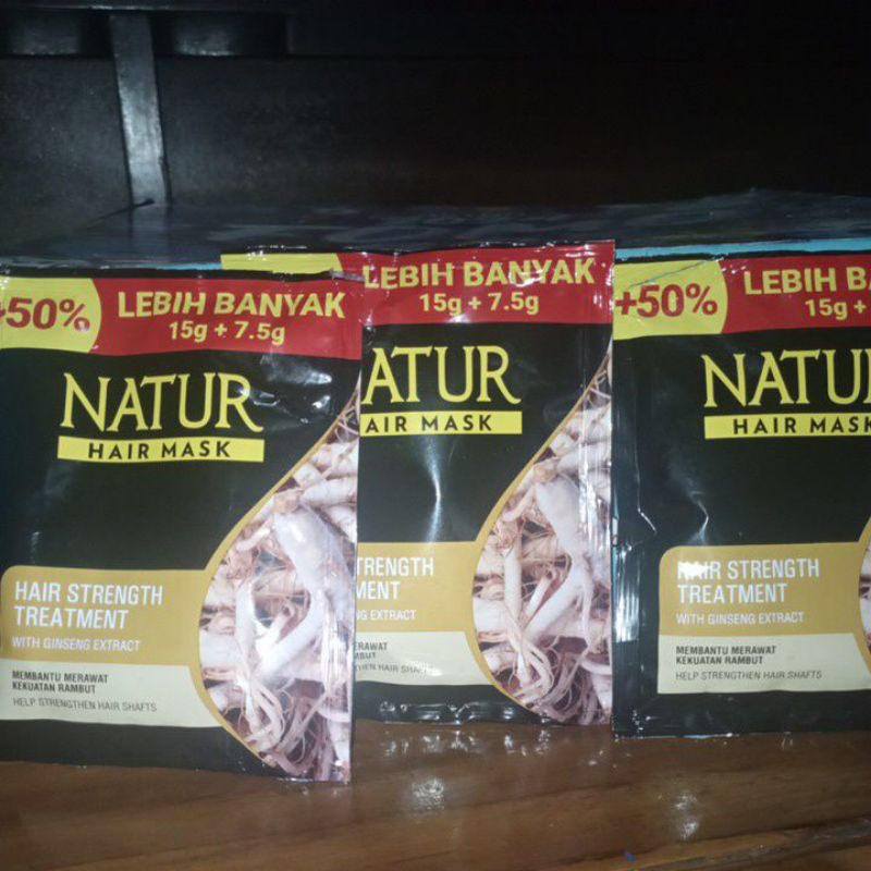 Jual Natur Hair Mask Lebih Banyak +50% | Shopee Indonesia