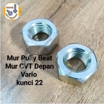 Jual Mur CVT Vario M14:K22 / Mur Pully Vario Beat M14 K22 Original ...