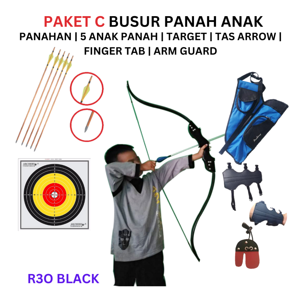 Jual Busur Panah Anak Sd Set Komplit Original Lengkap Pemula | Panahan ...