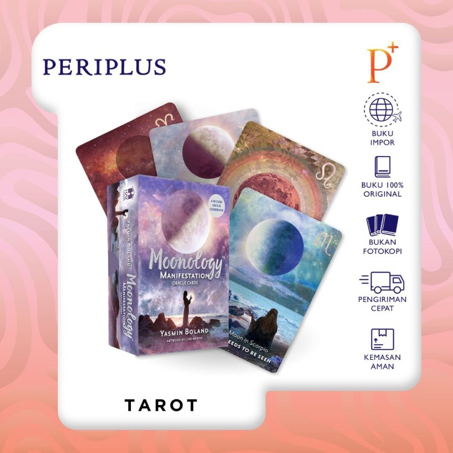 Jual Moonology (TM) Manifestation Oracle A 48Card Deck by Yasmin
