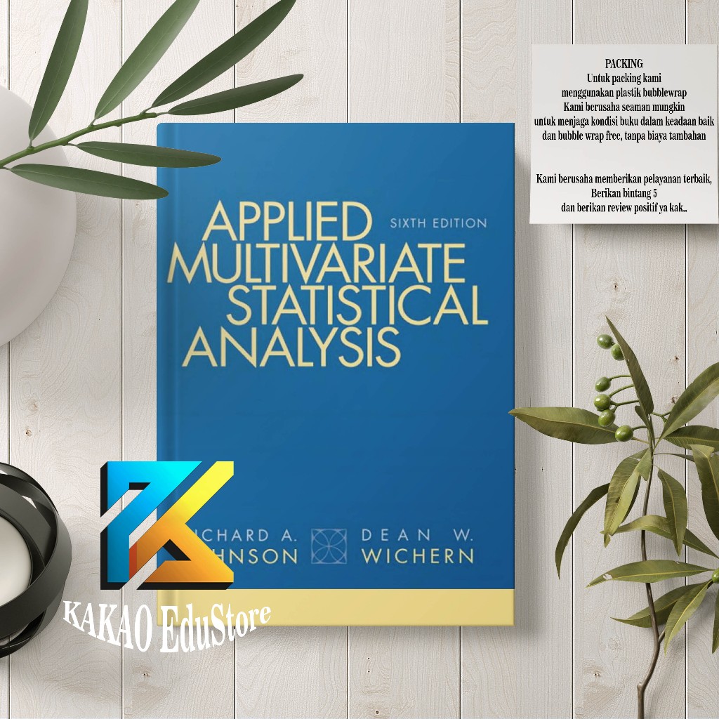 Jual Applied Multivariate Statistical Analysis (Dean W. Wichern ...