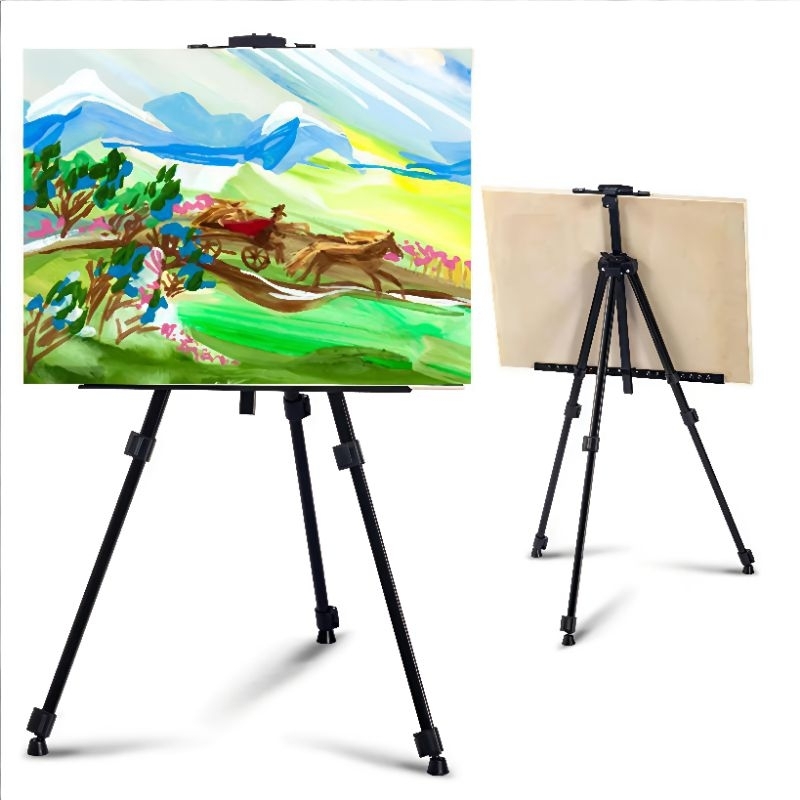 Jual Tripod Frame Lukisan Standing Frame Holder Kanvas Lukis Besi ...