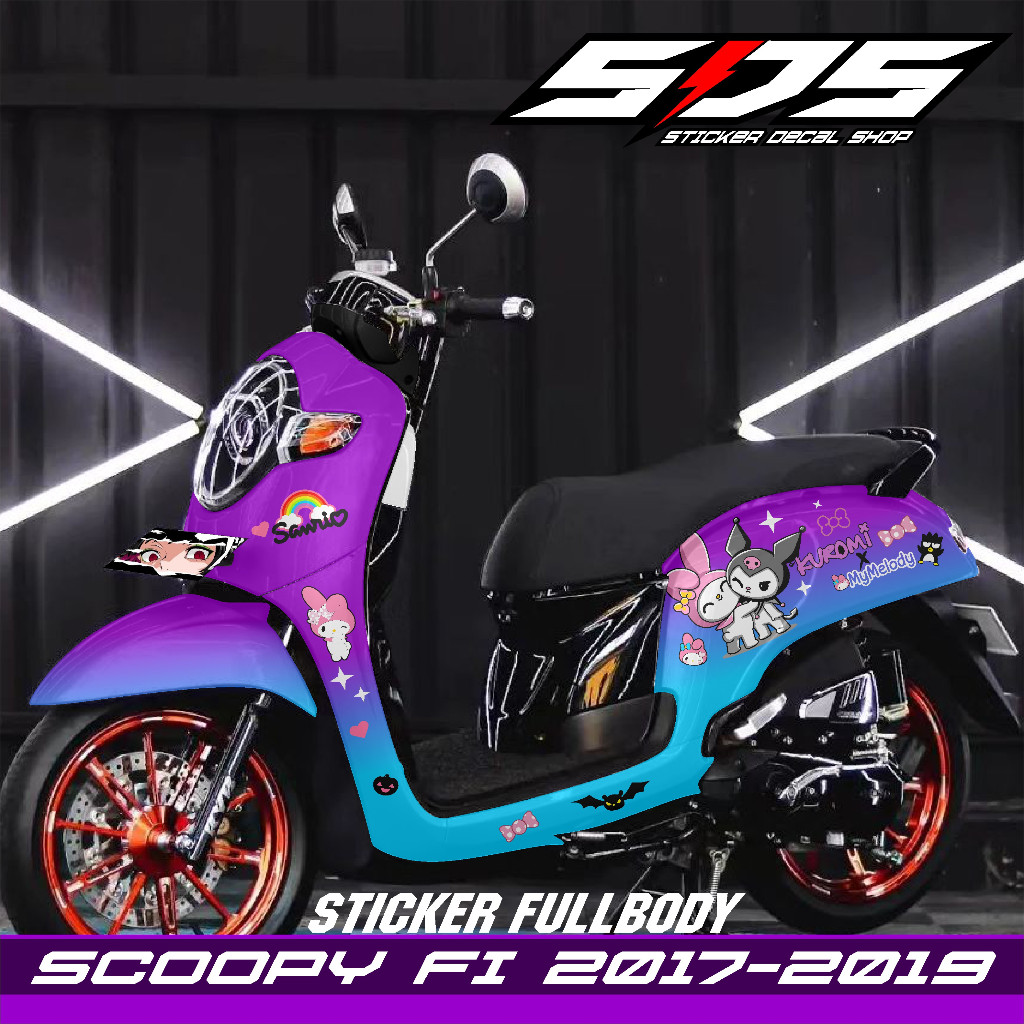Jual Decal Sticker Honda Scoopy Fi 2017-2019 Full Body - Stiker Scoopy ...