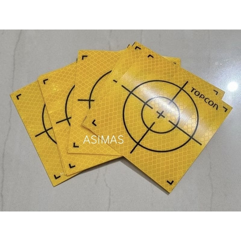 Jual Survey Reflector Sheet 10 x 10 cm / Reflective Tape Sticker ...