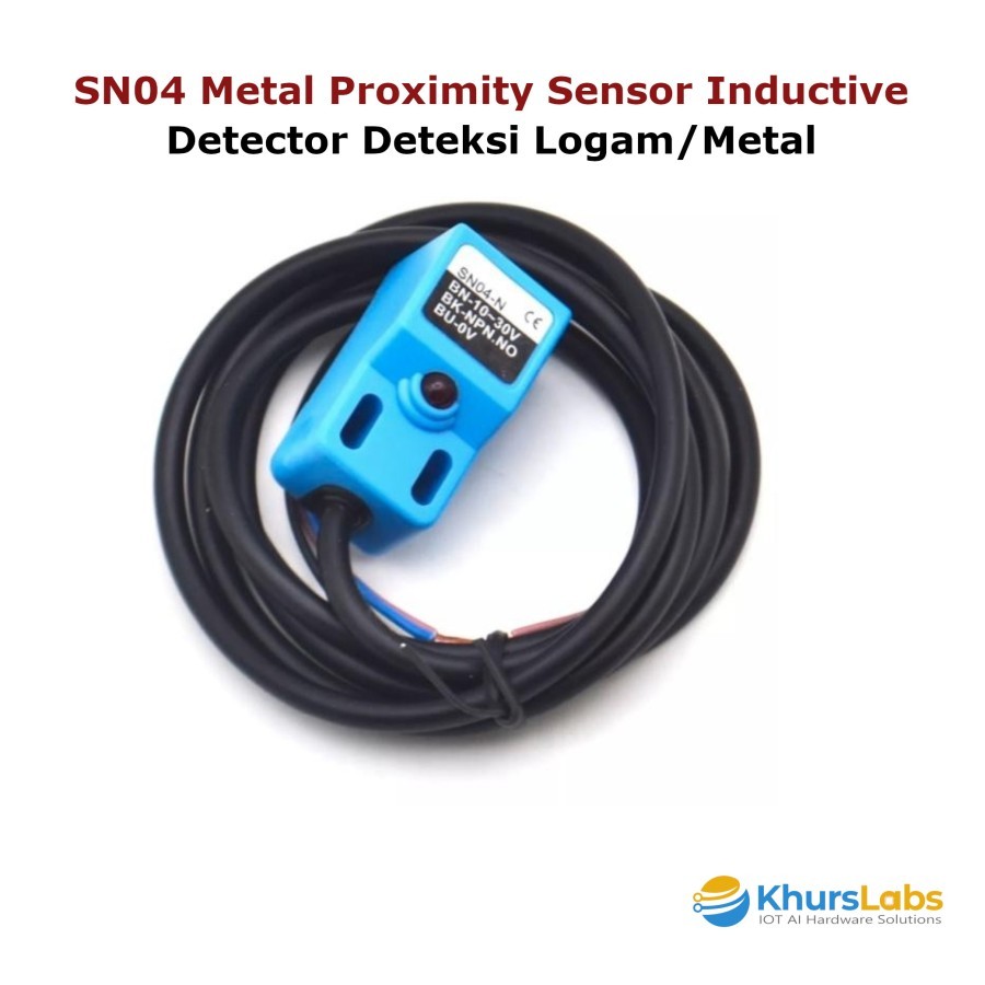 Jual SN04 Metal Proximity Sensor Inductive Detector Deteksi Logam SN04 ...