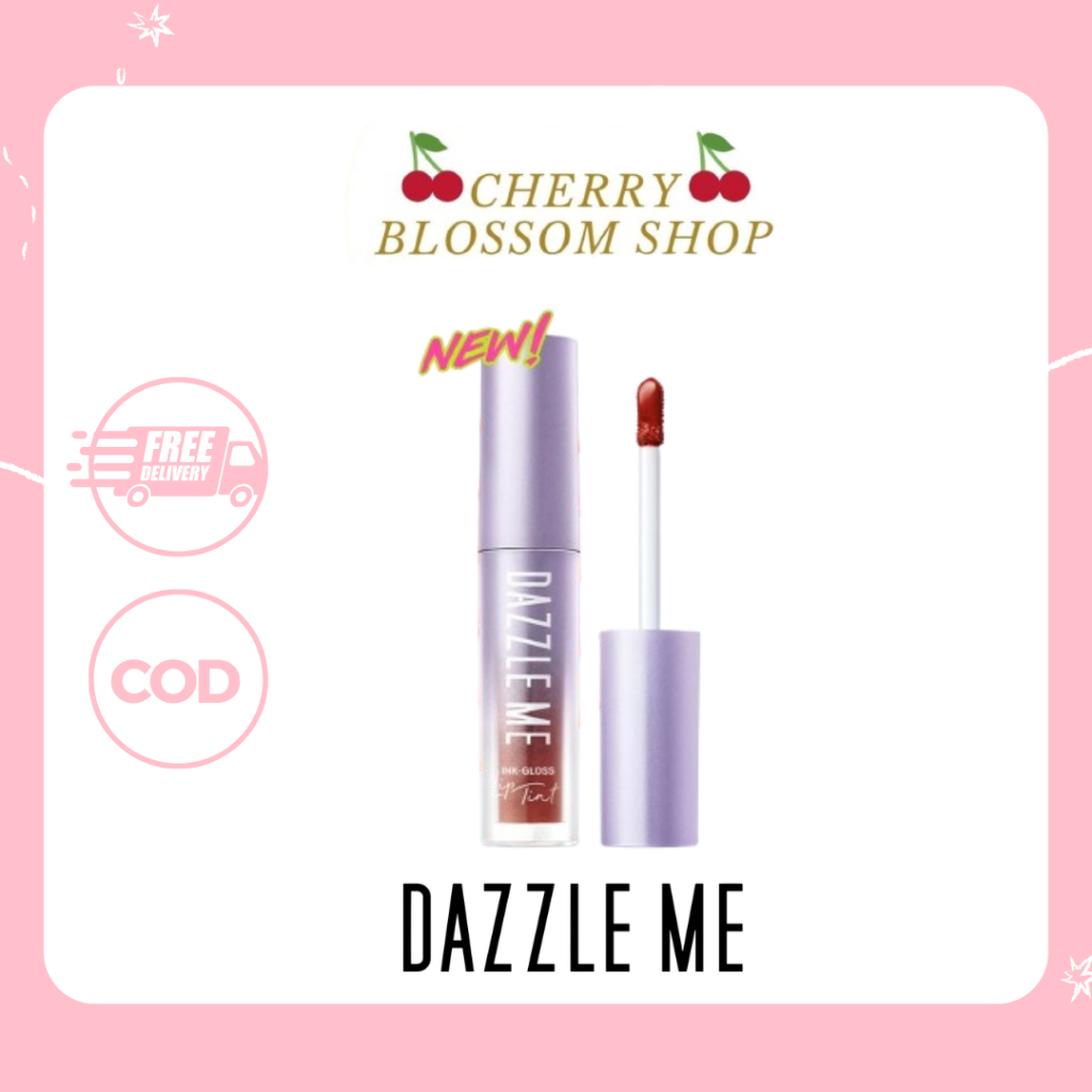 Jual DAZZLE ME Ink-Gloss Lip Tint Watery Ink Gel Lip Tint | Shopee ...