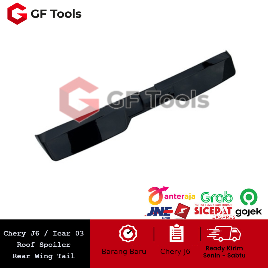 Jual Chery J6 Spoiler Tail Wing Hitam Ready | Shopee Indonesia