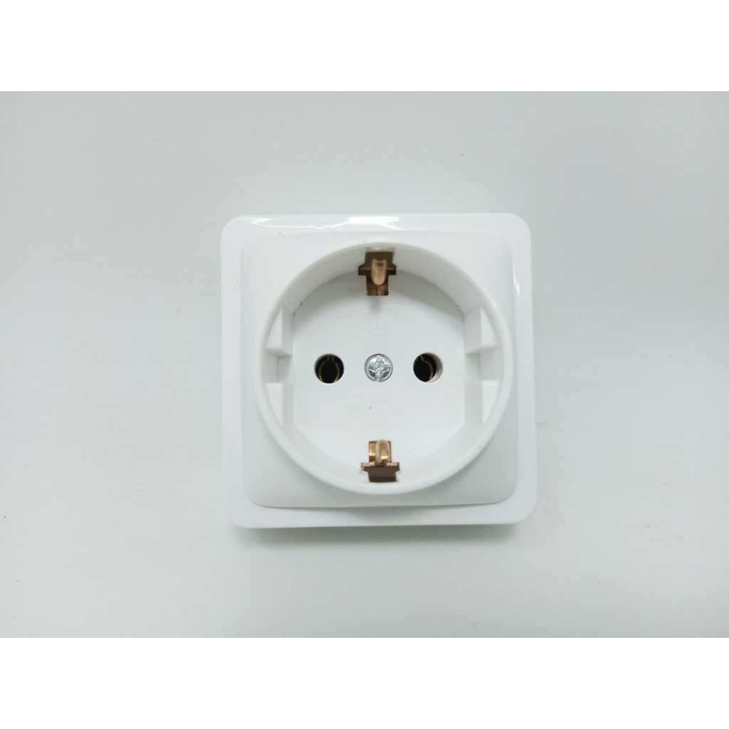 Jual Stop Kontak Bulat Eterna W6007 Outbow - Putih | Shopee Indonesia