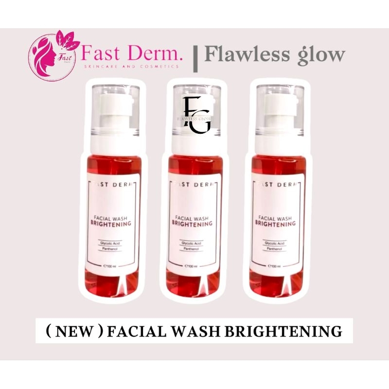 Jual FAST DERM FACIAL WASH BRIGHTENING NEW - FASTDERM FACIAL WASH GLOW ...
