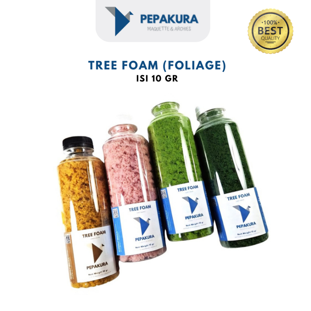 Jual Tree Foam isi 10 gr - Busa Pohon Maket/Miniatur - Foliage - Bahan ...