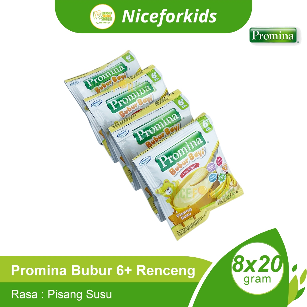 Jual Promina Bubur Bayi 6+ 8+ 9+Kemasan Renceng / Bubur Bayi Instan ...