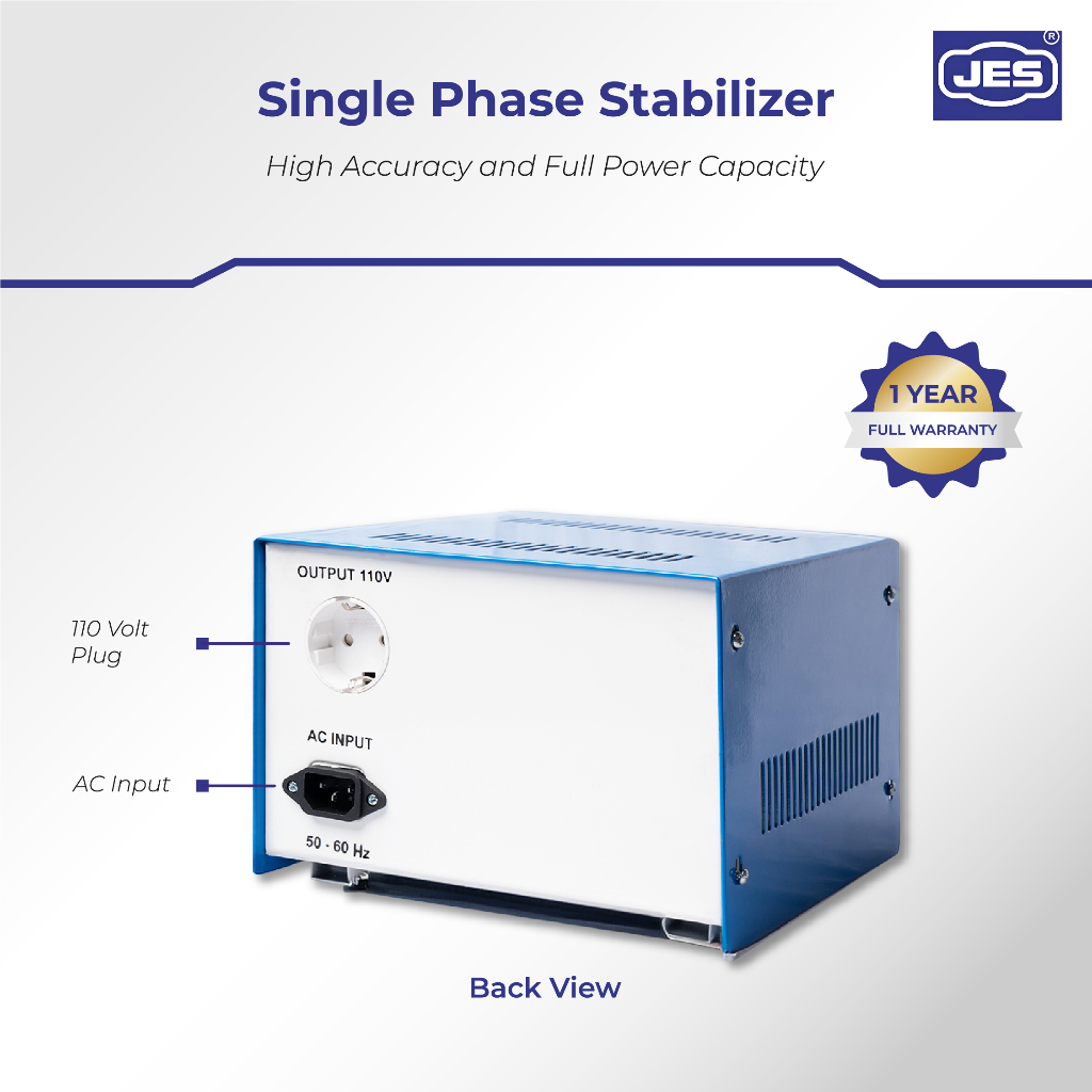 Jual JES Stabilizer Listrik SVC 1000 VA Stavol Servo Motor Otomatis ...
