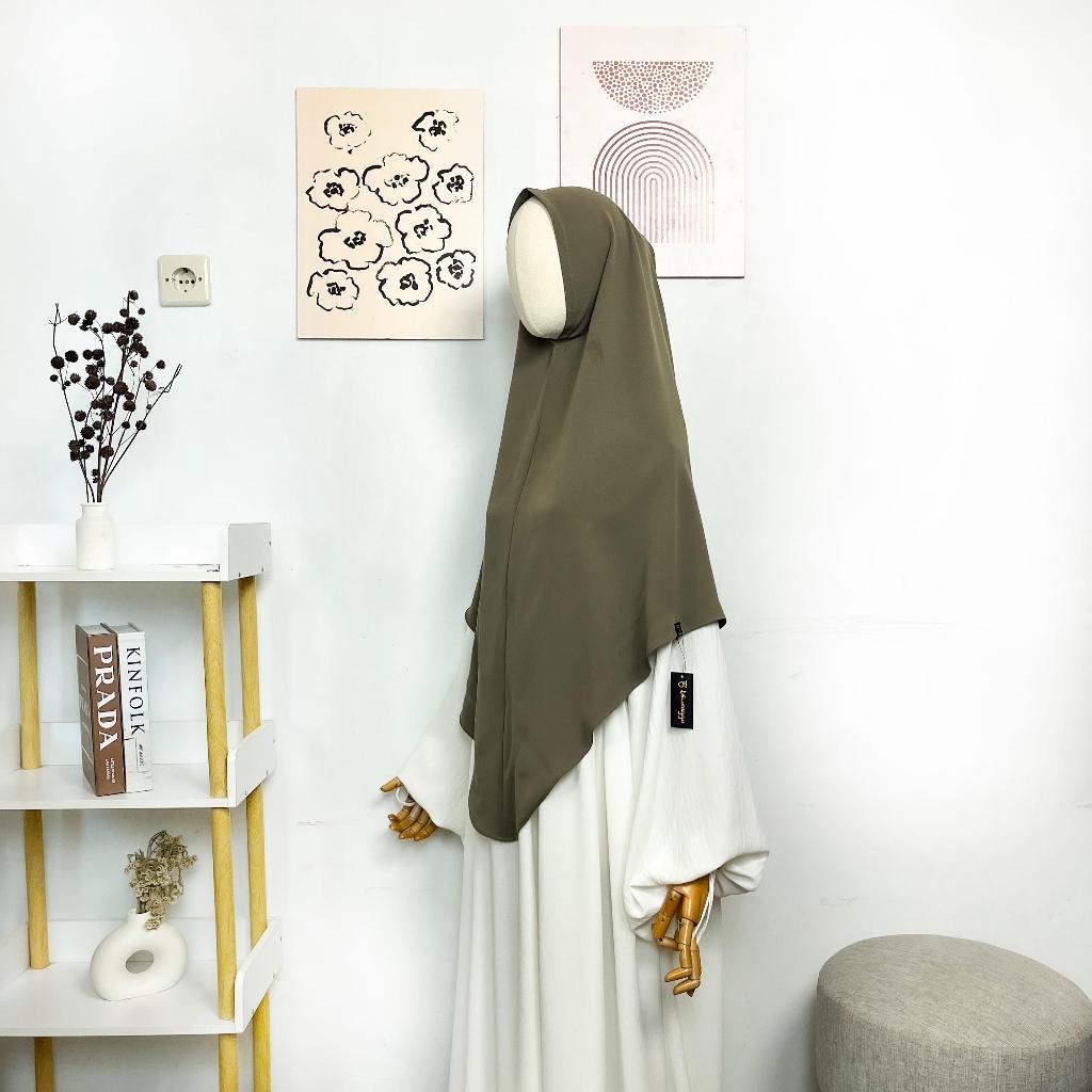 Tsurayya Khimar Jema Nonped Bahan Mazen Anti UV By Sultan Free Cadar Tali