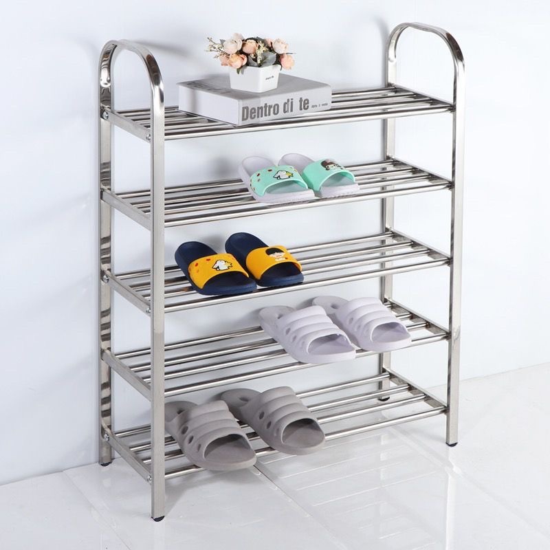 Jual Rak Sepatu Serbaguna Cantik/Rak Sepatu & Sendal Stainless Steel 3 ...