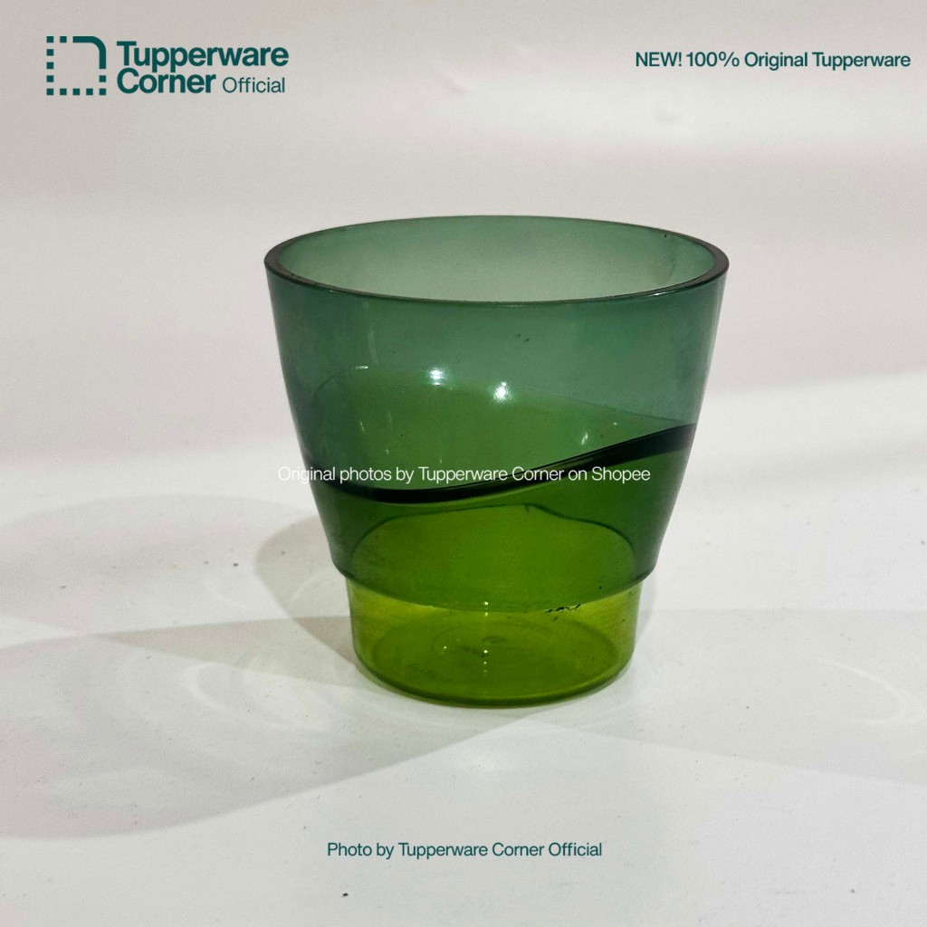 Jual Eleganzia Glass Warna Hijau Kapasitas 290ml Baret Samar (1pcs ...