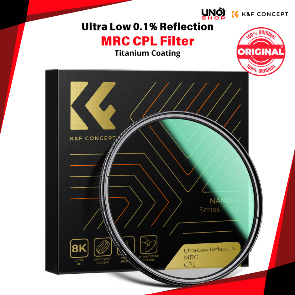 K&F Concept 67mm True Color Polarising Filter Ultra Low - Keystone 4 - View #8