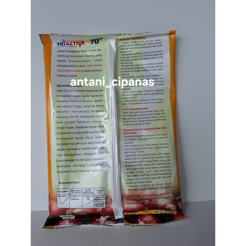 Jual TRIACTIVE PLUS 100gr Insektisida dimehipo dan imidakloprid ...