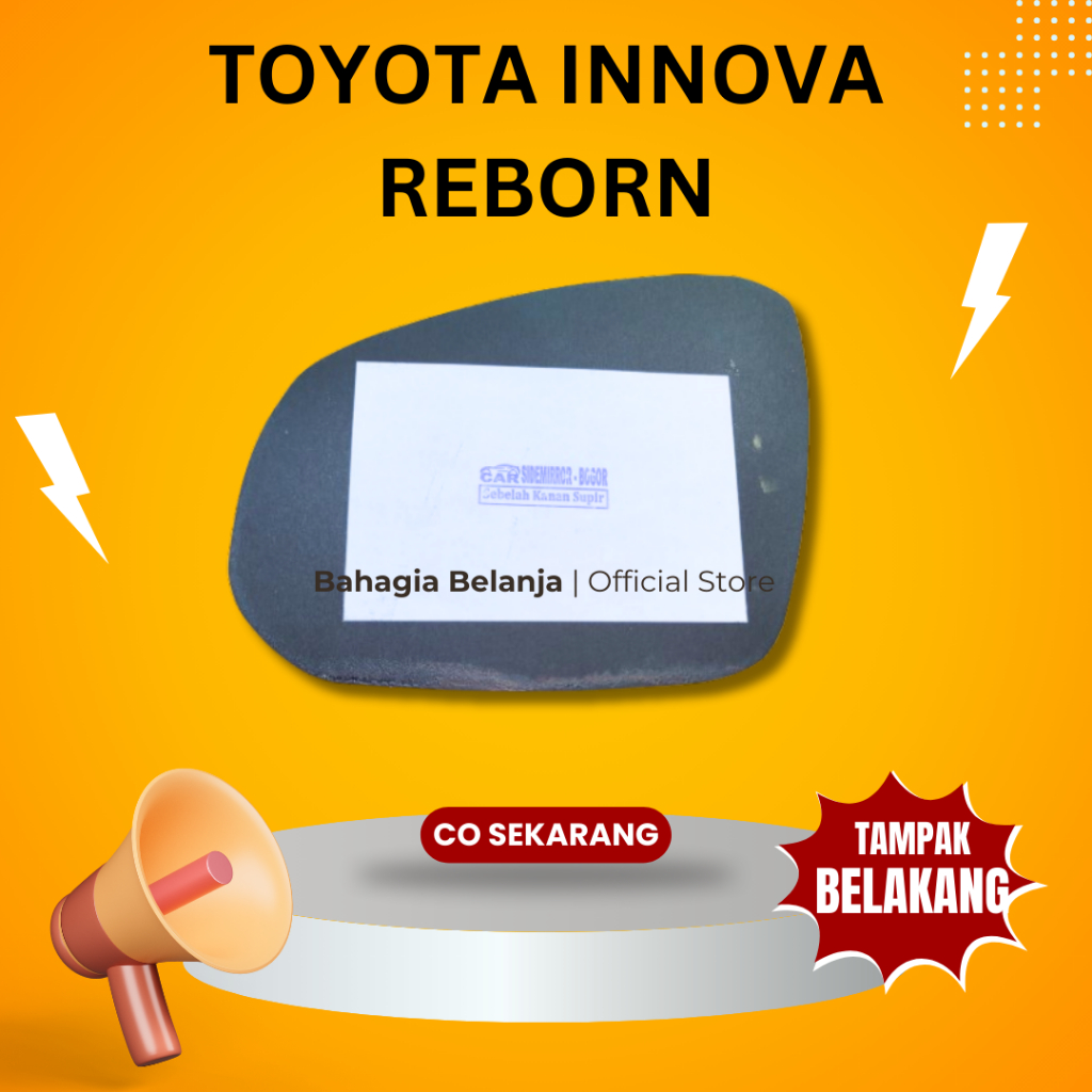 Jual Kaca spion Innova reborn dan Fortuner vrz / mirror innova reaborn ...