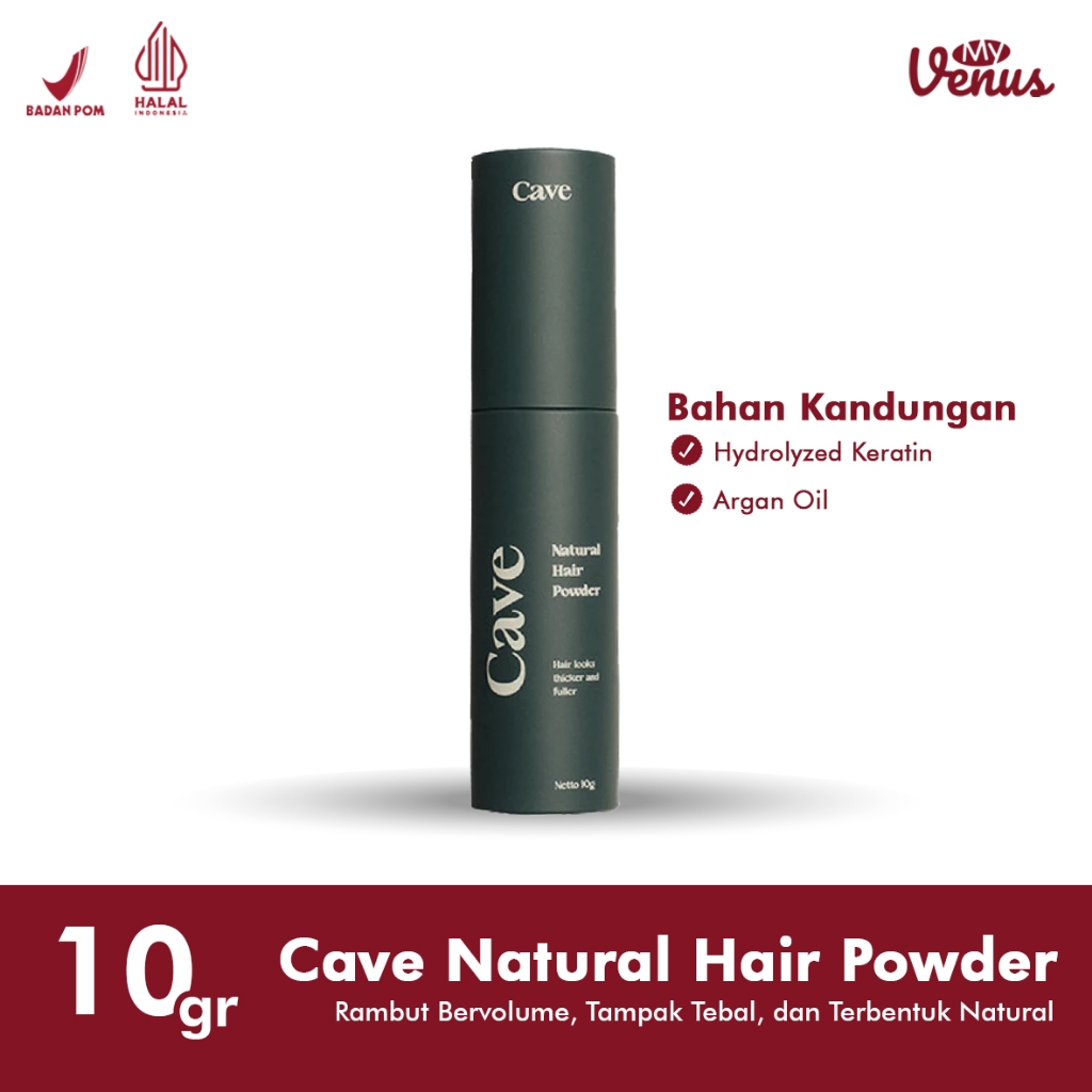 Jual Cave Natural Hair Powder 10 gr - Bedak Styling Rambut Pria Membuat ...