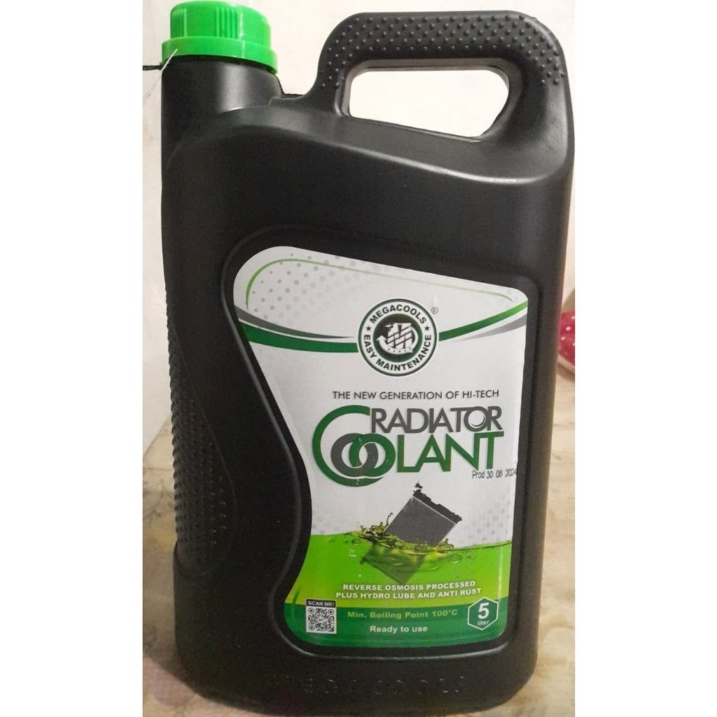 Jual MEGACOOLS Coolant Radiator Galon 5L! (Hijau) | Shopee Indonesia