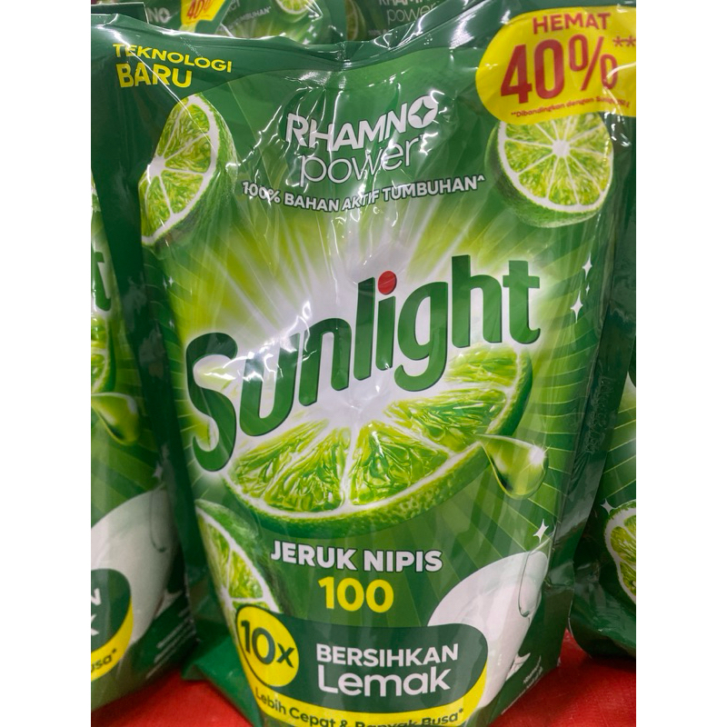 Jual SUNLIGHT LIME POUCH 1500 ML - SABUN CUCI PIRING | Shopee Indonesia