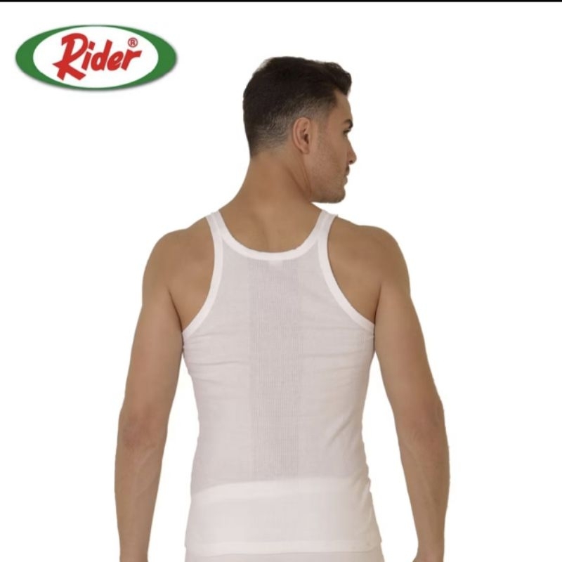 Jual SINGLET RIDER Classic Pria R 123 B Putih | Shopee Indonesia