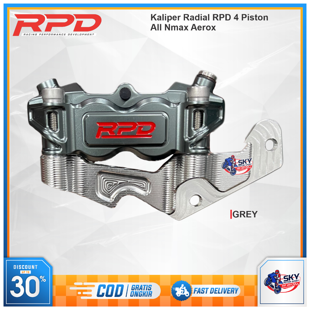 Jual Kaliper Radial Depan RPD All Nmax Aerox Plus Bracket Pitch 100 ...