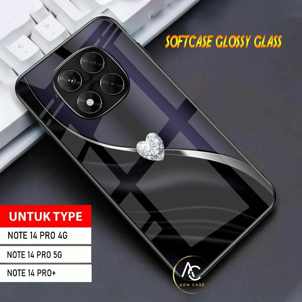 Jual Softcase Glass Kaca Xiaomi Redmi Note 14 Pro 4G/5G/PRO+- Casing hp ...