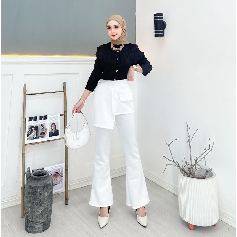 Jual CELANA ROK/CELANA ROK CUTBRAY/FLARE PANTS | Shopee Indonesia
