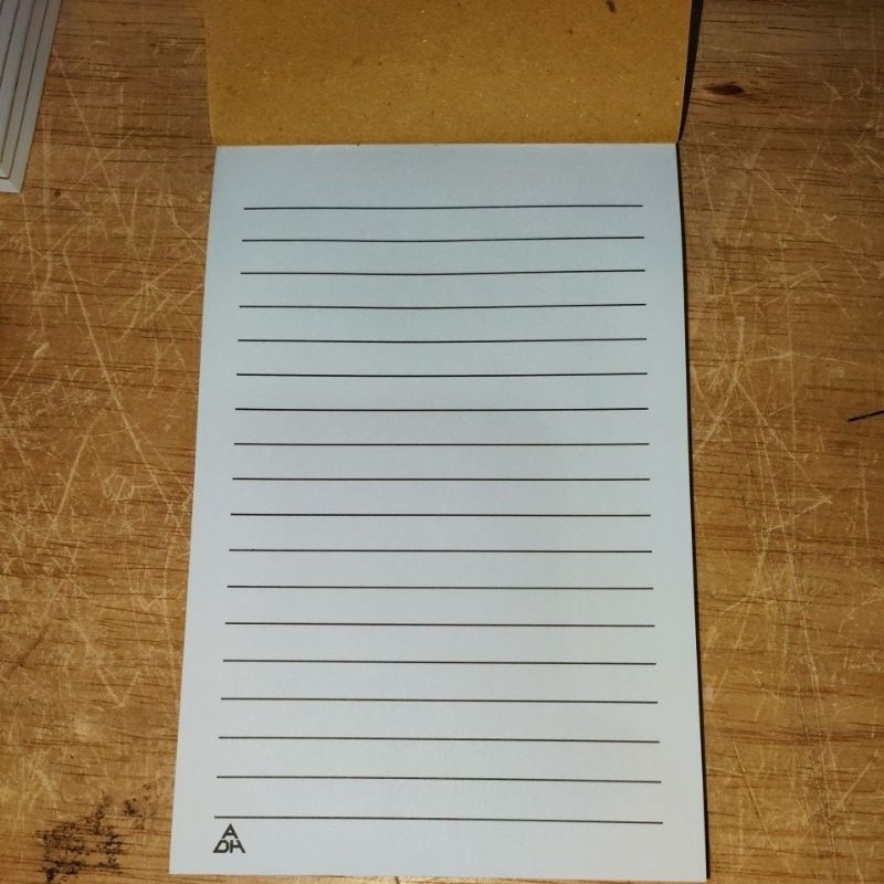 Jual Block Note / Nota Garis ukuran 1/4 folio ( 16x10, 5 cm) HVS 75 grm ...