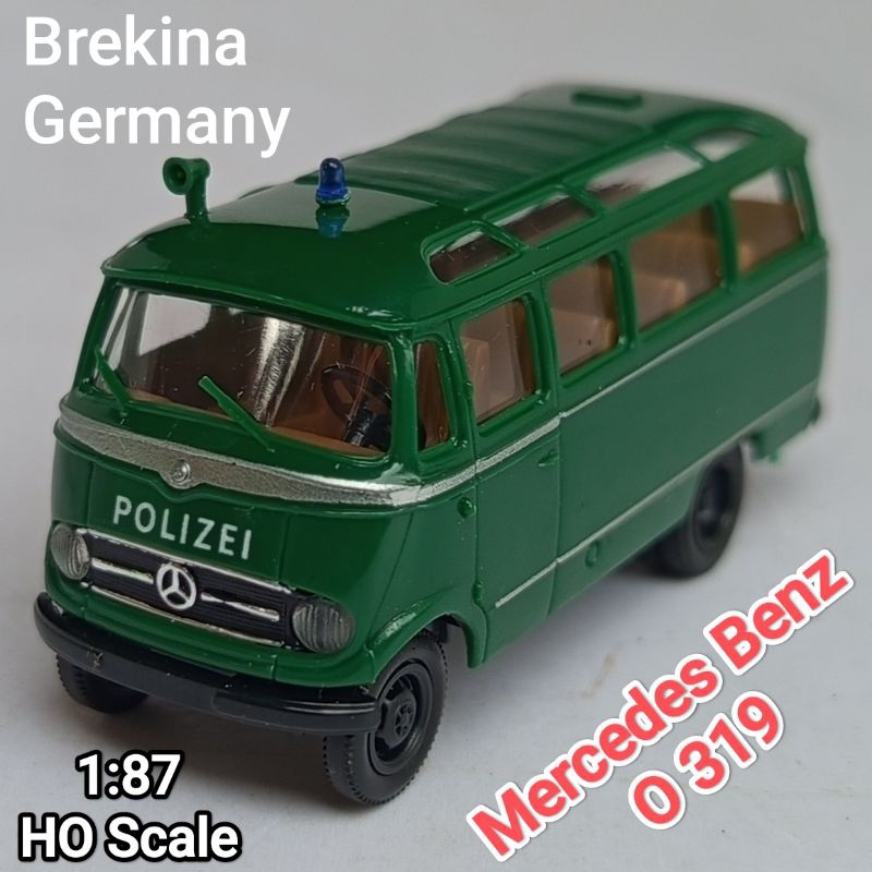 Schuco Lanz Mercedes Benz O 319 Polizei 1/43 - Neuf Sous Boîte Réf 02816
