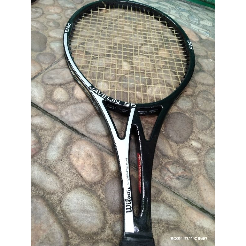 Jual bekas raket tenis langka Wilson javelin 95 original legend