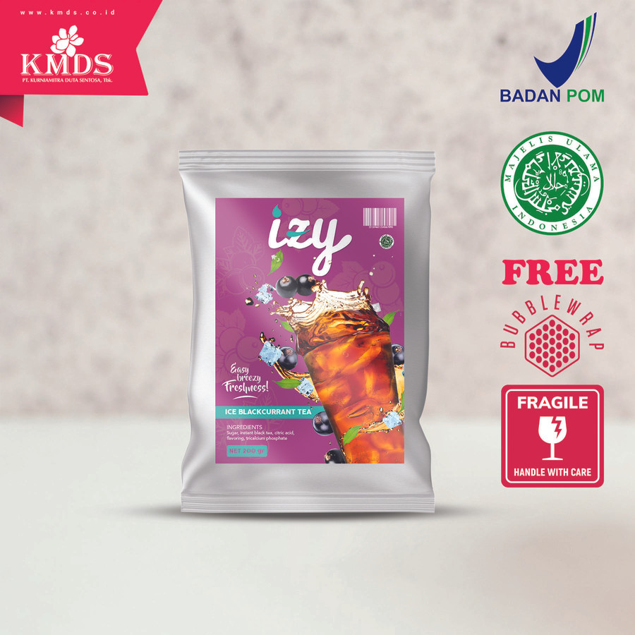 Jual Izy Ice Blackcurrant Tea Powder Drink 1 kg | Shopee Indonesia
