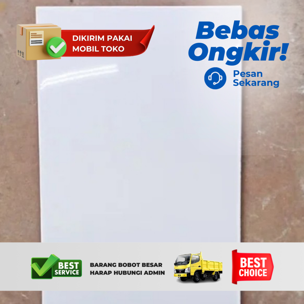 Jual KERAMIK MULIA SIGNATURE GLOSSY WHITE 25X40 (IDT) | Shopee Indonesia