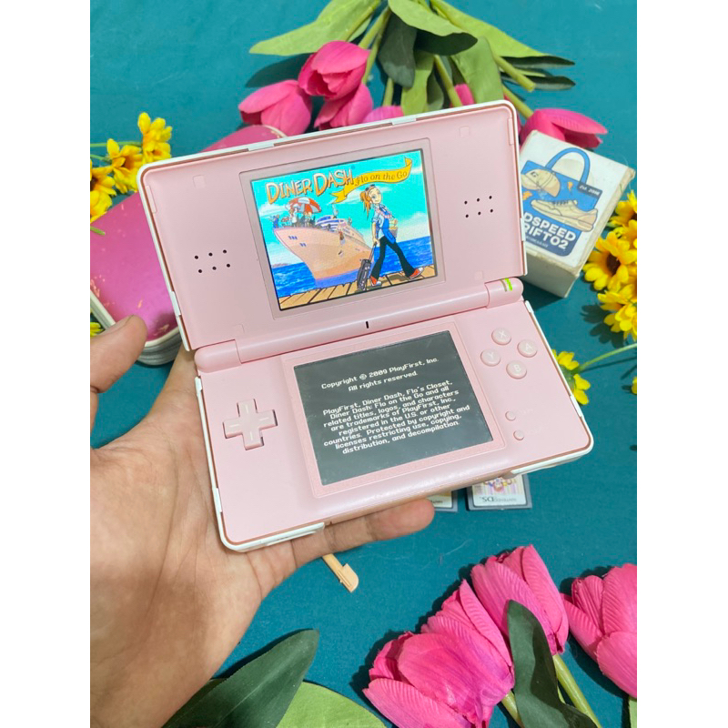Jual Nintendo DS Lite x Hello Kitty Sanrio Include Game Card, Dustbag ...